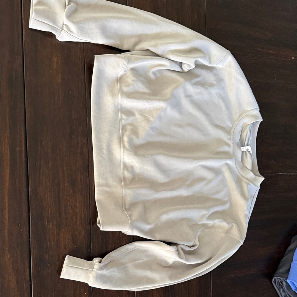 lululemon athletica Classic Crewneck Sweater in tan